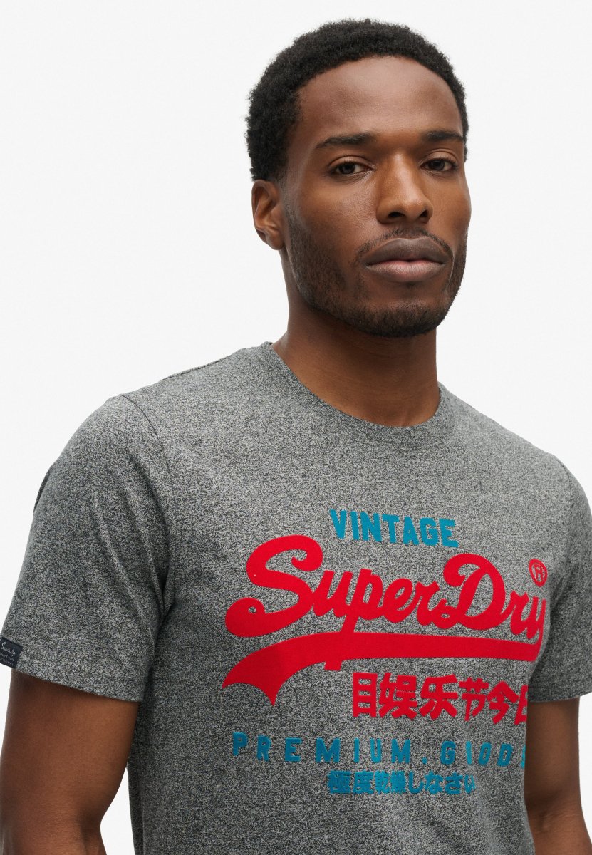 Superdry T-shirt Uomo Duo Vintage Logo in misto Cotone - immagine 7