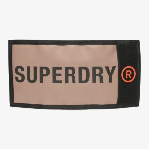 Superdry Portafoglio Tarp Tri-fold Sintetico Beige Donna