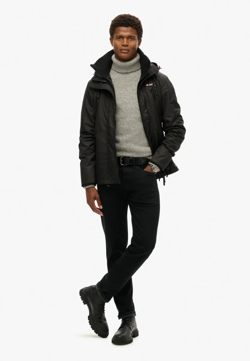 Superdry Giacca Windbreaker con Cappuccio Hooded Mountain nero - immagine 5