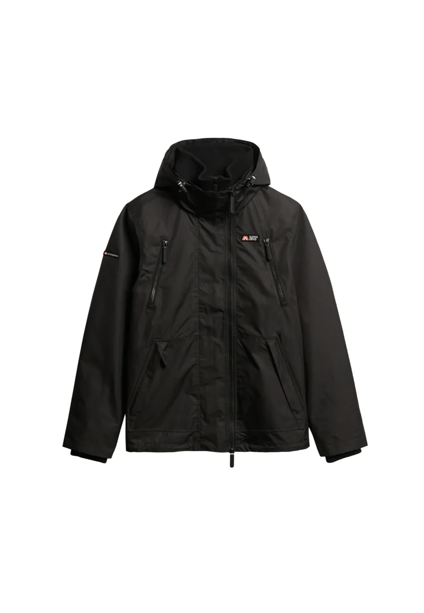Superdry Giacca Windbreaker con Cappuccio Hooded Mountain nero - immagine 6