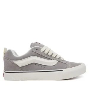 Vans Scarpa Knu Skool Tomaia in Pelle Scamosciata Grigio Drizzle Unisex