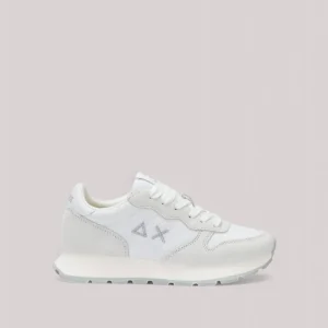 SCARPE DONNA ALLY GLITTER TEXTILE BIANCO