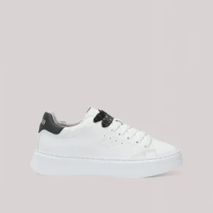SCARPE DONNA GRACE LEATHER BIANCO/NERO